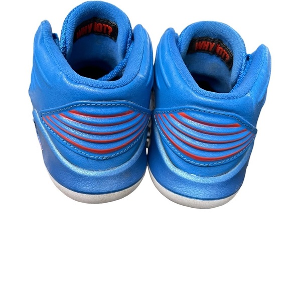 KIDS TODDLER JORDAN WHY NOT ZERO Toddler Shoes Blue/orange Size 7c - Picture 4 of 8